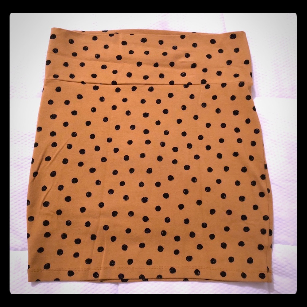 Polka dot skirt